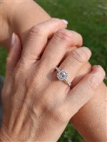 Vicenza - Piazzetta Palladio 2 - Anillo Crivelli Hombre DIAMANTI in Oro blanco Diamante 0.51 Ct 372-3645-GI-3/4 BR - 372-3645-GI-3/4 BR